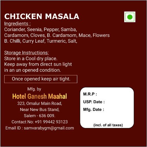 Chicken Masala